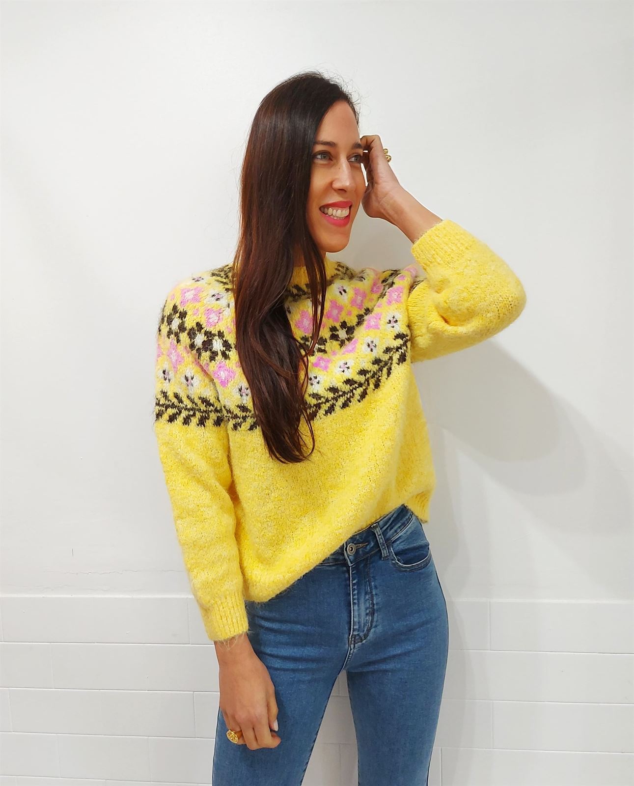 JERSEY GRECAS AMARILLO - Imagen 1