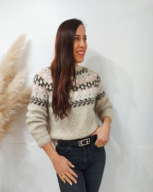 JERSEY GRECAS CAMEL - Imagen 1