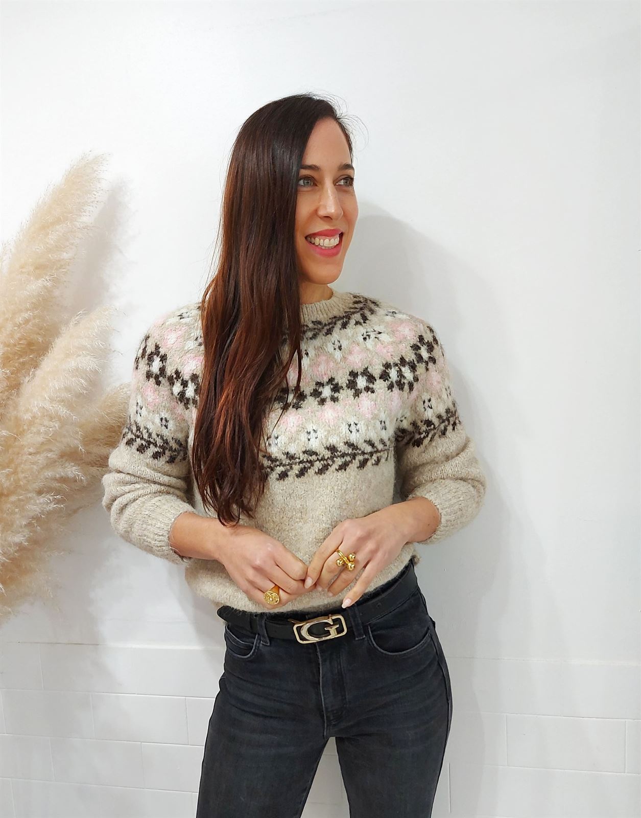 JERSEY GRECAS CAMEL - Imagen 3