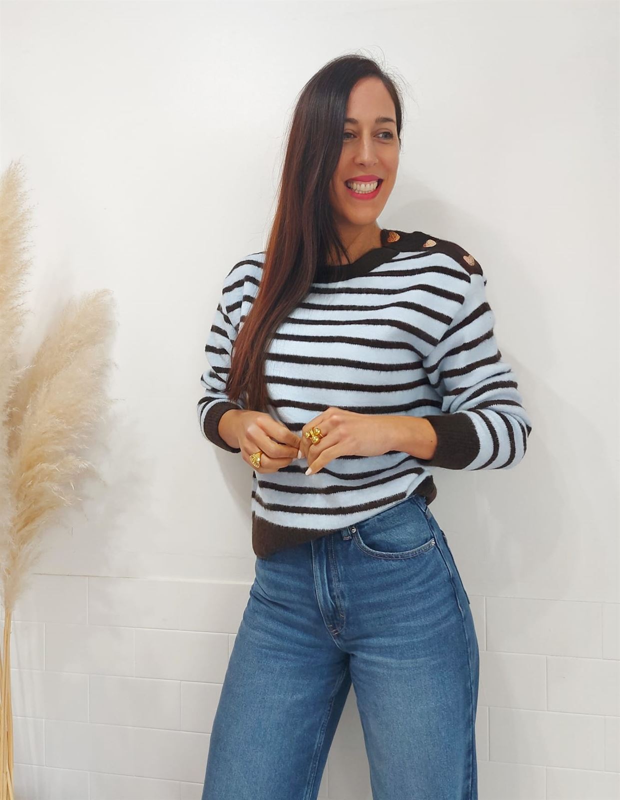 JERSEY LARA RAYAS AZUL - Imagen 1