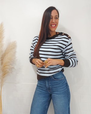 JERSEY LARA RAYAS AZUL - Imagen 1