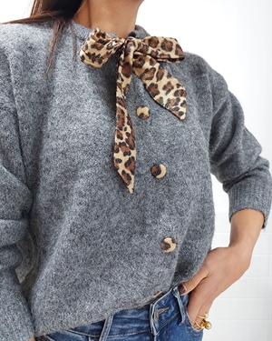 JERSEY LAZO PRINT GRIS - Imagen 2