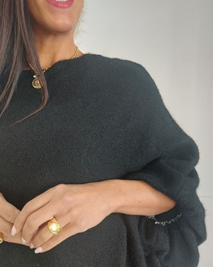 JERSEY OVERSIZE NEGRO - Imagen 2