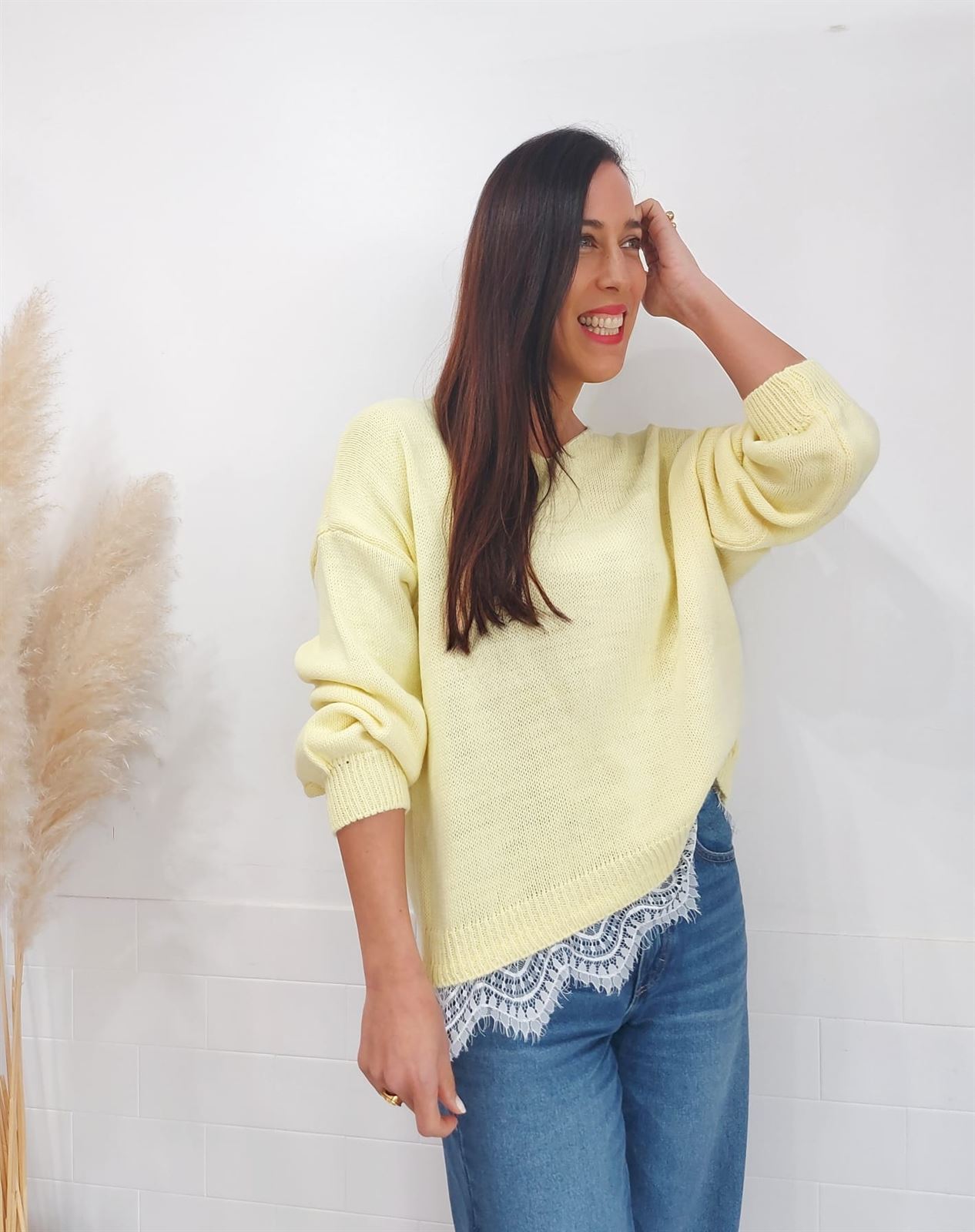 JERSEY PUNTILLA AMARILLO - Imagen 1