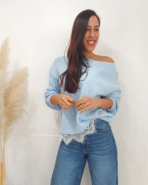 JERSEY PUNTILLA AZUL - Imagen 1