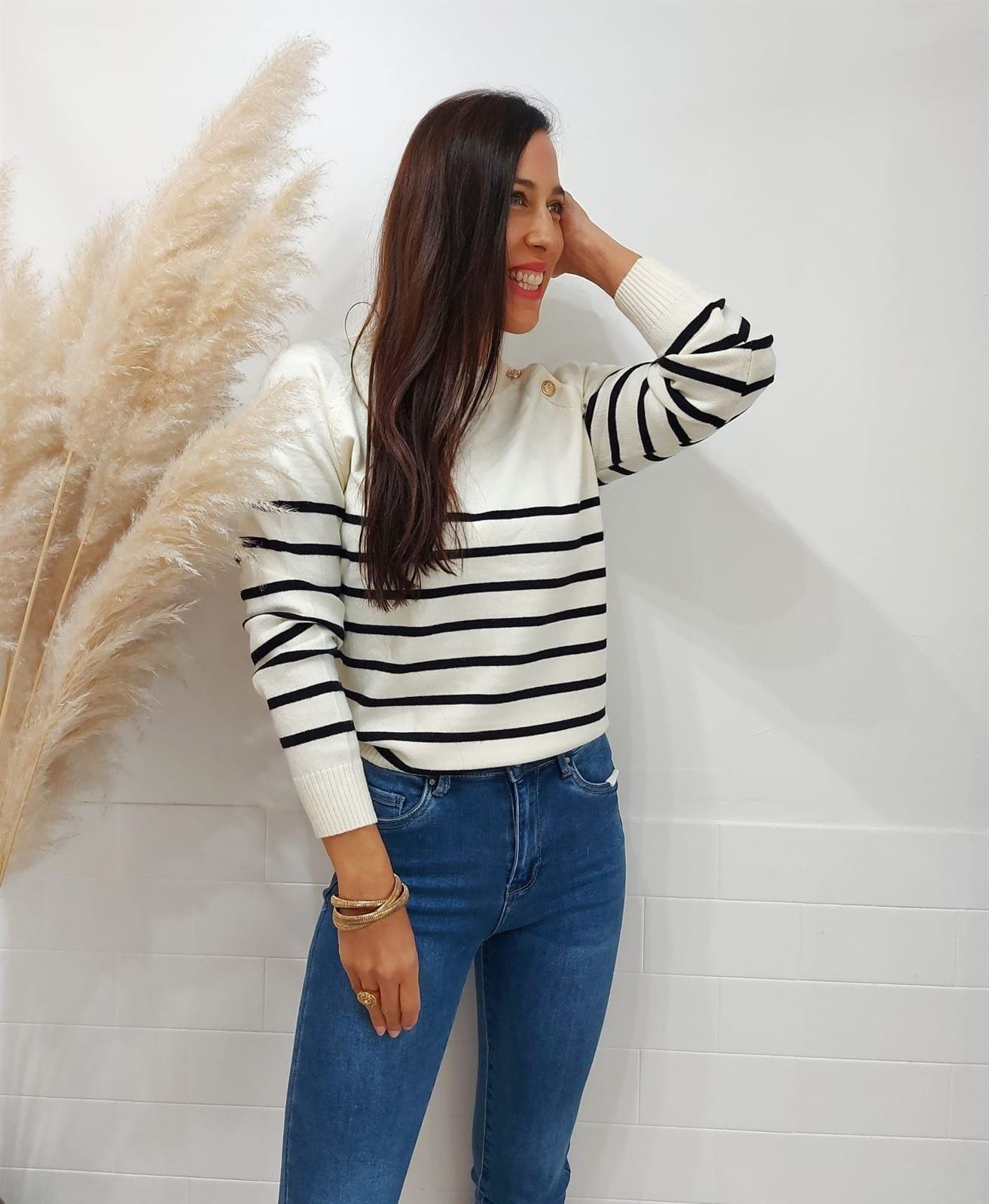 JERSEY PUNTILLA BEIGE - Imagen 4