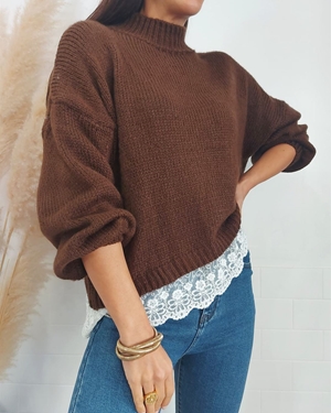 JERSEY PUNTILLA CHOCOLATE - Imagen 2