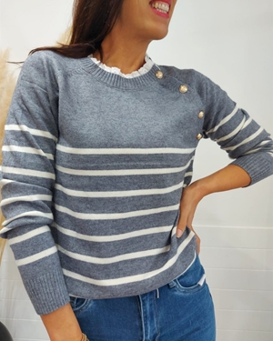 JERSEY PUNTILLA GRIS - Imagen 2