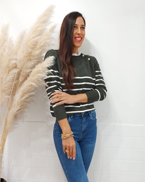 JERSEY PUNTILLA KAKI - Imagen 2