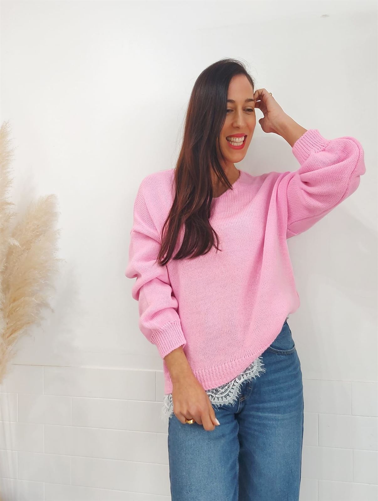 JERSEY PUNTILLA ROSA - Imagen 1