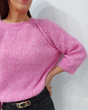 JERSEY PUNTO LISO ROSA - Imagen 2