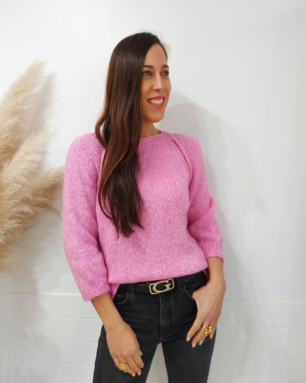 JERSEY PUNTO LISO ROSA - Imagen 4