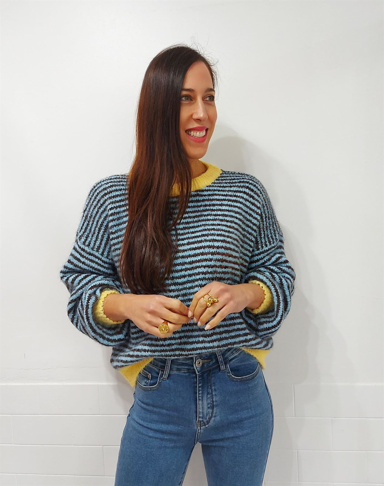 JERSEY PUNTO RAYAS - Imagen 1