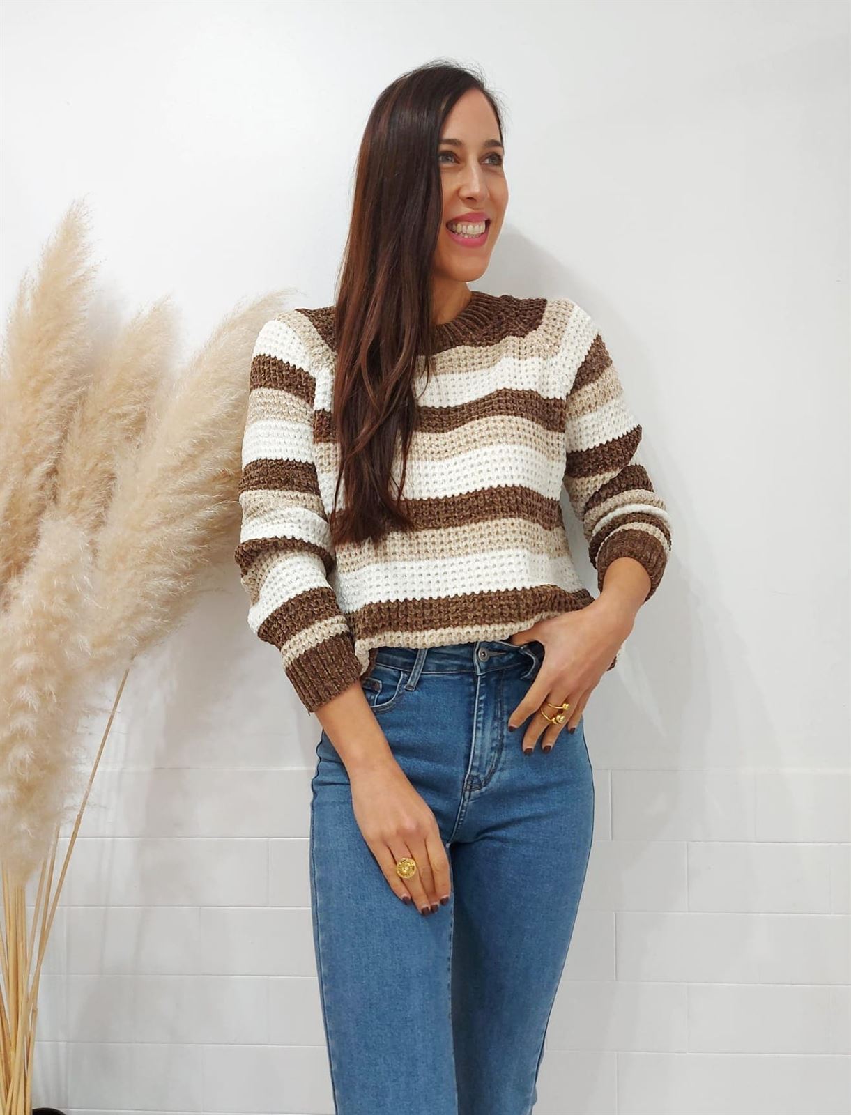 JERSEY RAYAS CHOCOLATE - Imagen 1