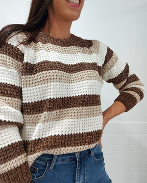 JERSEY RAYAS CHOCOLATE - Imagen 2