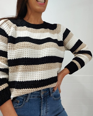 JERSEY RAYAS NEGRO - Imagen 2