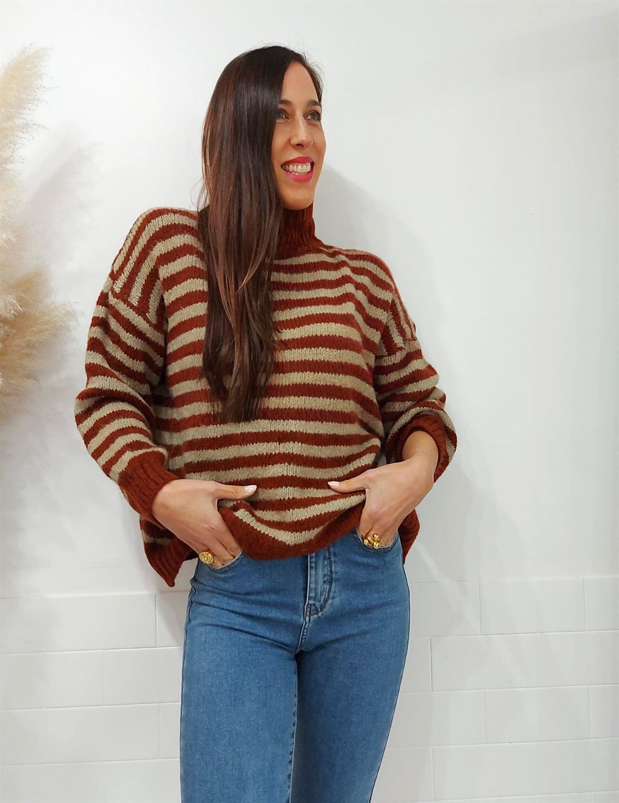 JERSEY RAYAS TEJA - Imagen 1