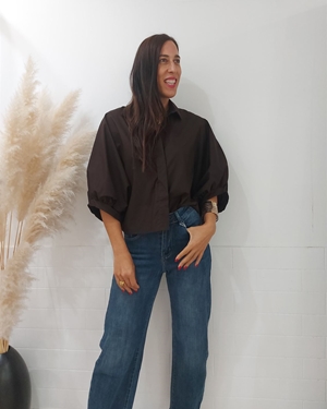 MAXI CAMISA CHOCOLATE - Imagen 2