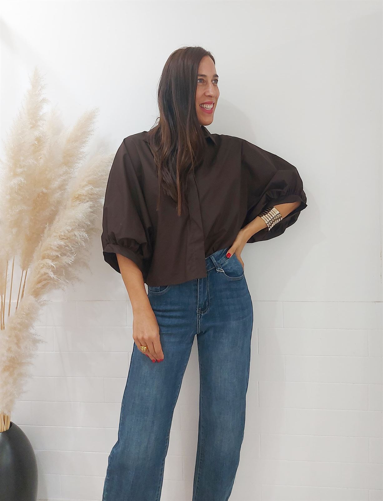 MAXI CAMISA CHOCOLATE - Imagen 4