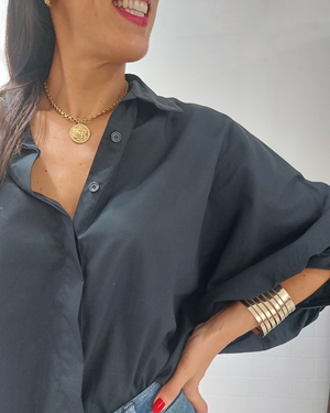 MAXI CAMISA NEGRA - Imagen 2