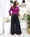 PANTALÓN ANCHO PINZAS NEGRO - Imagen 1