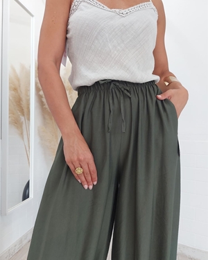 PANTALON BOMBACHO KAKI - Imagen 2