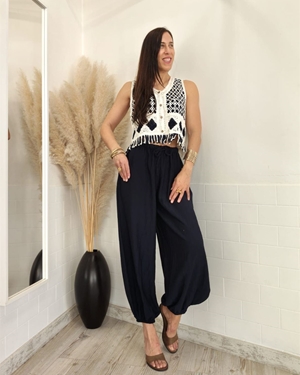 PANTALON BOMBACHO PANTIN MARINO - Imagen 1