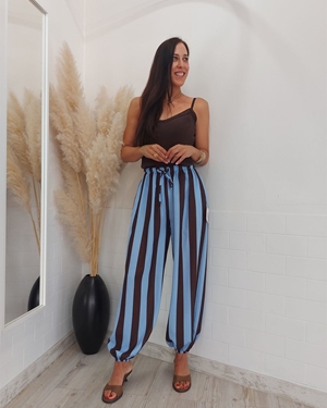 PANTALÓN BOMBACHO RAYAS - Imagen 1