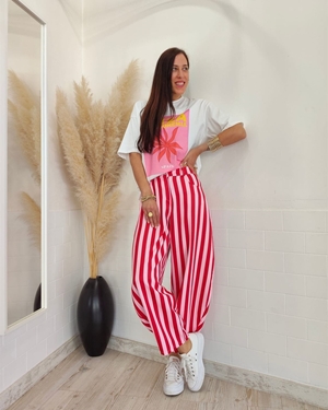 PANTALON GLOBO RAYAS - Imagen 1