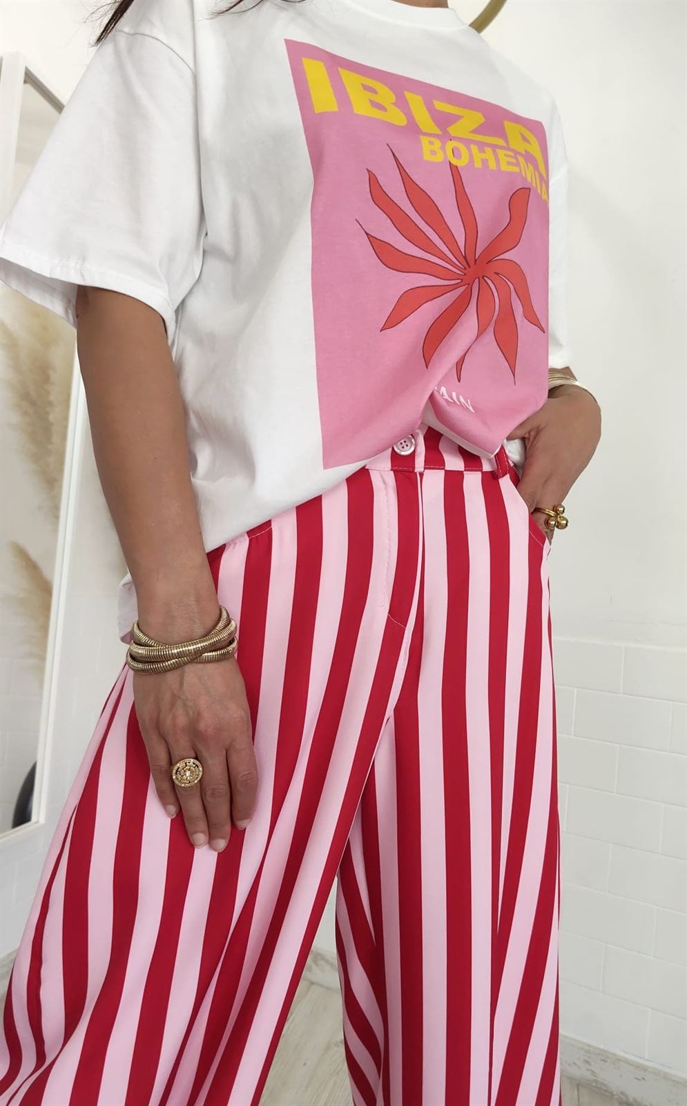 PANTALON GLOBO RAYAS - Imagen 2