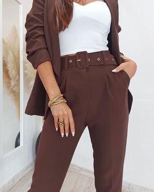 PANTALON GRETA CHOCOLATE - Imagen 1