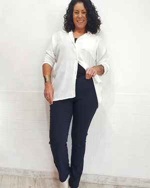 PANTALON MARINO ELASTICO - Imagen 1