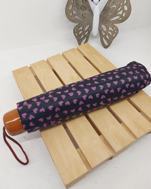 PARAGUAS CORAZON LILA - Imagen 2