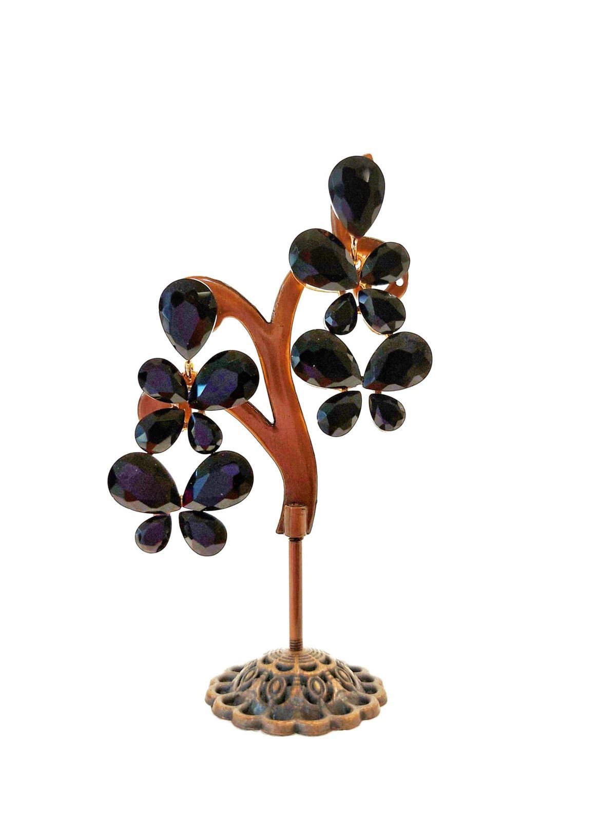 PENDIENTES CRISTAL NEGRO - Imagen 1