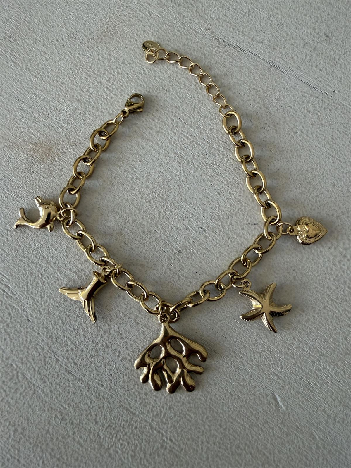 PULSERA ACERO DORADA - Imagen 3