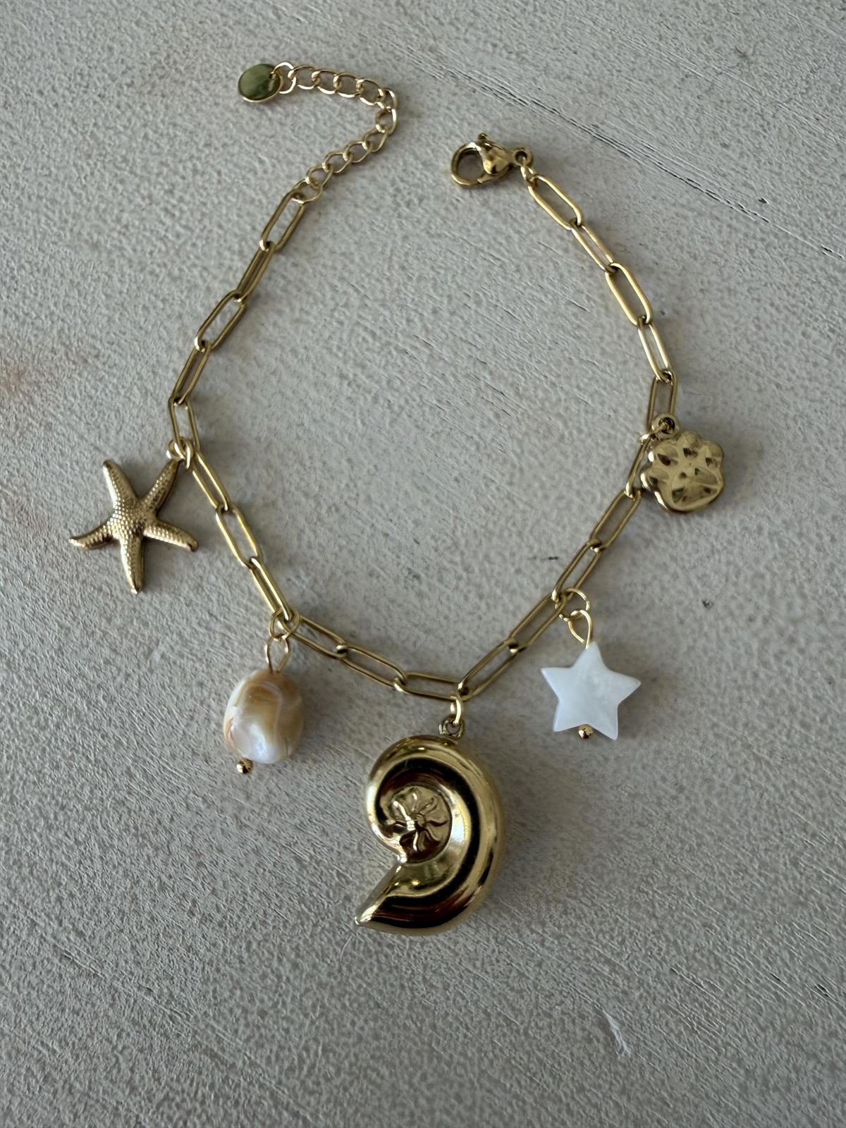 PULSERA ACERO DORADA - Imagen 2