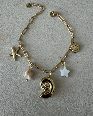 PULSERA ACERO DORADA - Imagen 2