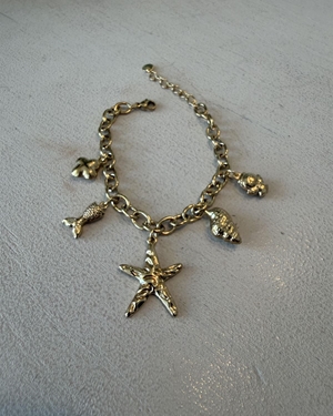 PULSERA ACERO DORADA - Imagen 1
