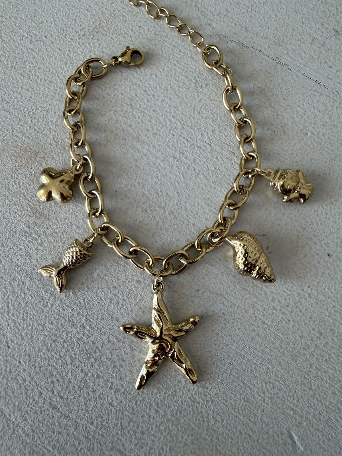 PULSERA ACERO DORADA - Imagen 2