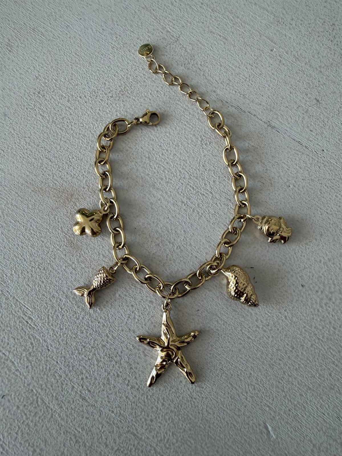 PULSERA ACERO DORADA - Imagen 3