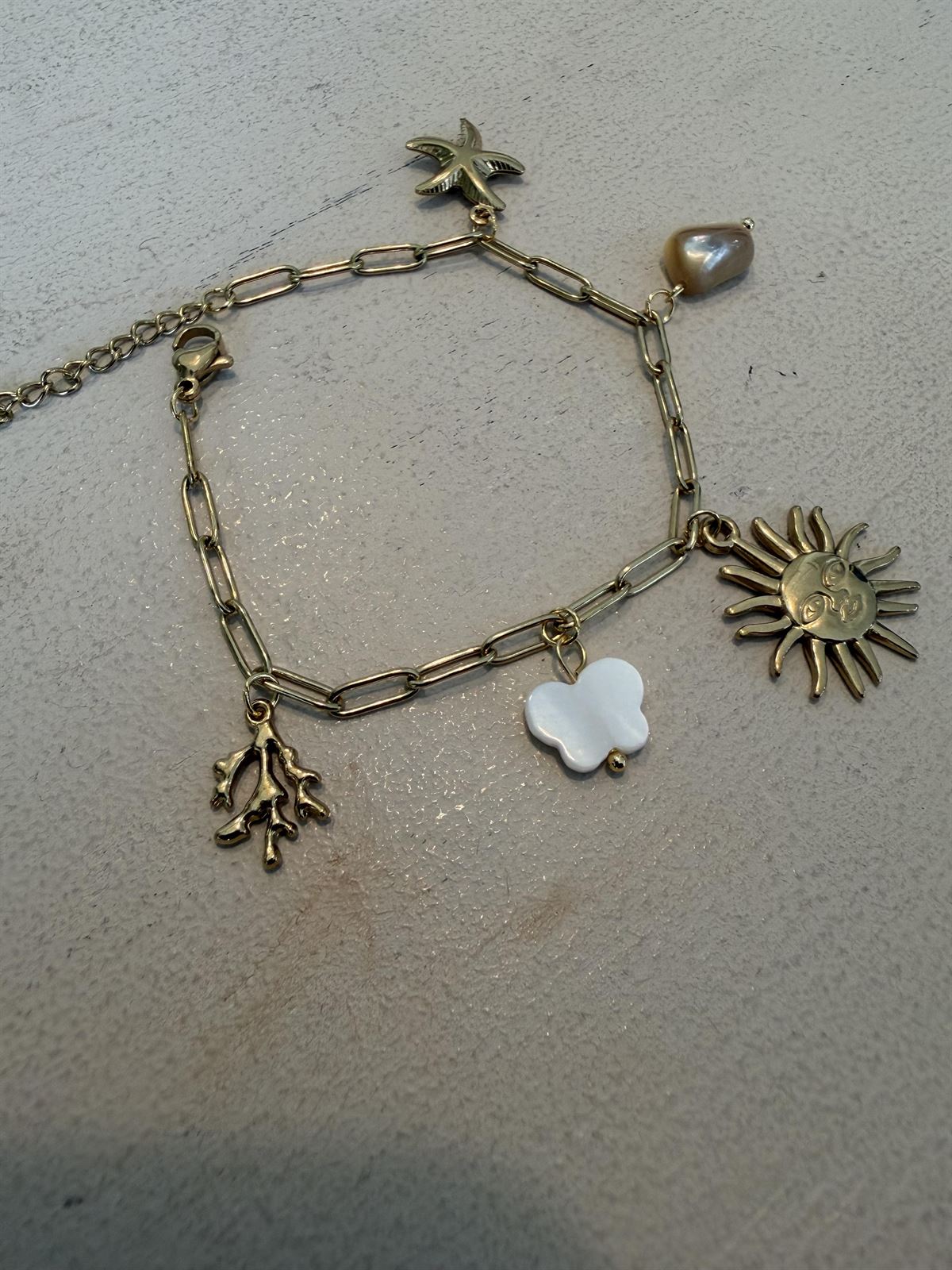 PULSERA ACERO DORADA - Imagen 2