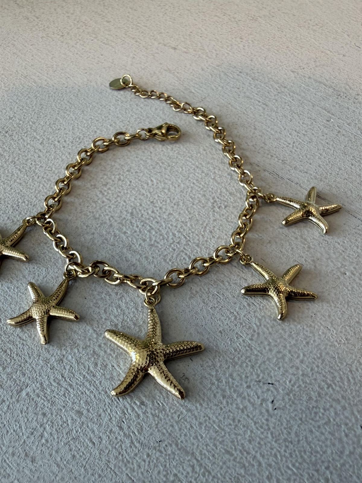PULSERA ACERO DORADA - Imagen 1