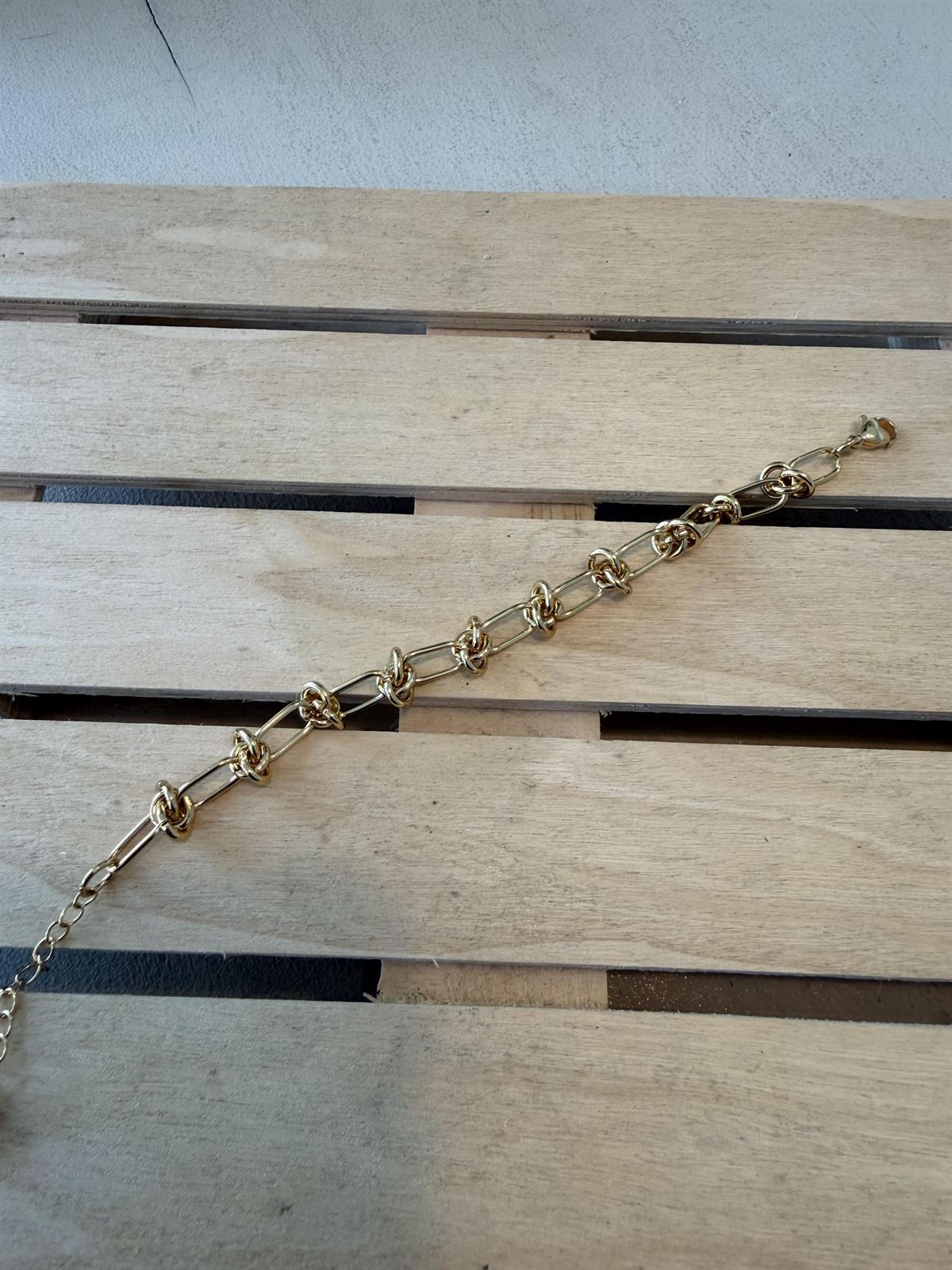 PULSERA ACERO DORADA - Imagen 2