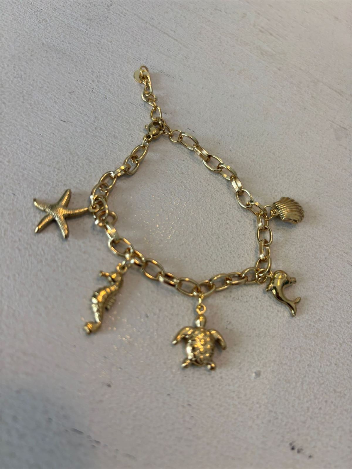 PULSERA ACERO DORADO - Imagen 1