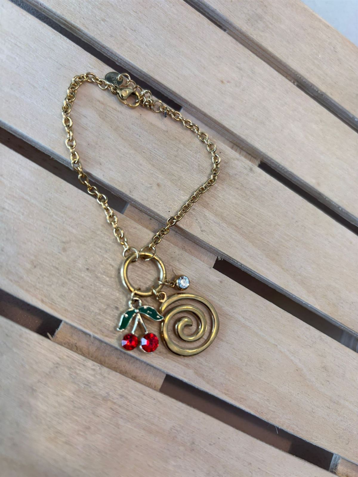 PULSERA ACERO DORADO - Imagen 1
