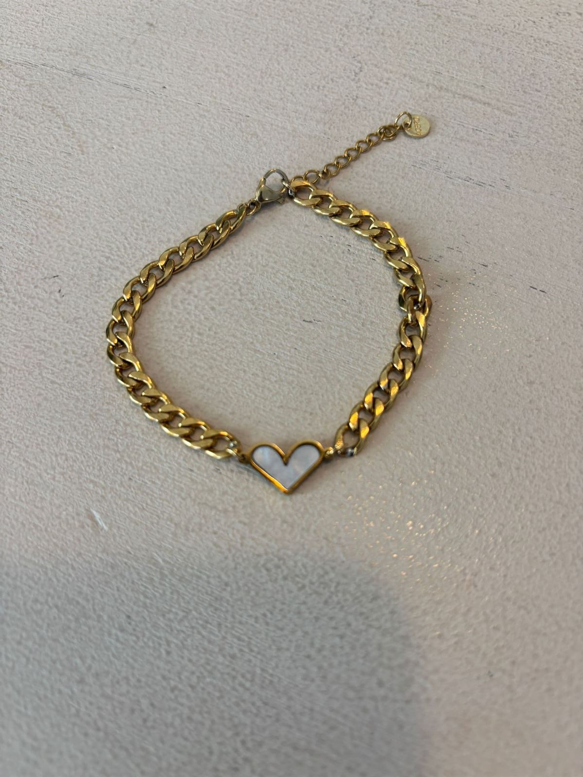 PULSERA ACERO DORADO - Imagen 1