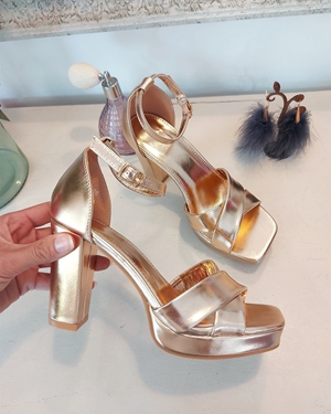 SANDALIA FIESTA CHAMPAGNE - Imagen 1