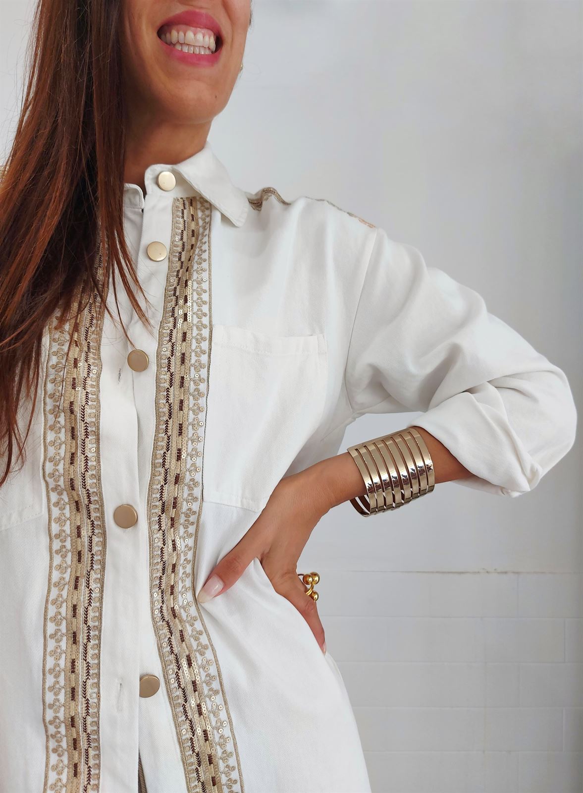 SOBRECAMISA DENIM - Imagen 2