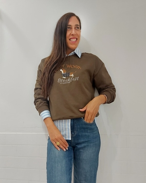 SUDADERA DOGGY CHOCOLATE - Imagen 1