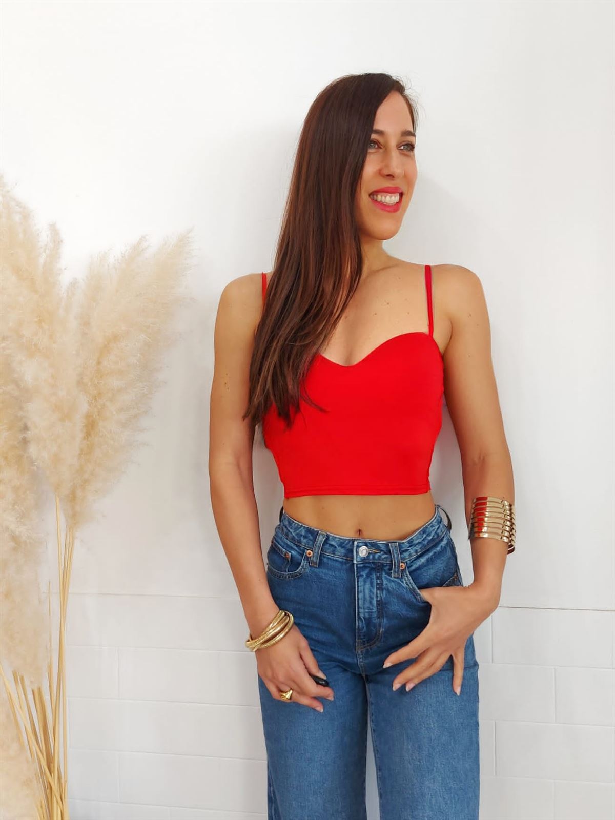 TOP CORAZON ROJO - Imagen 2